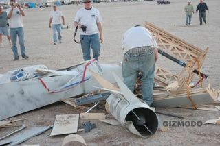 Illustration for article titled Video: The Rocket-Powered X-Wing's Flight...and Death